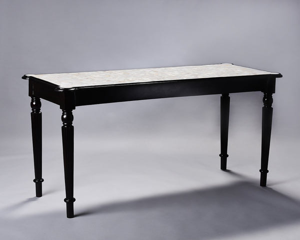 British Colonial Overlay Console Table