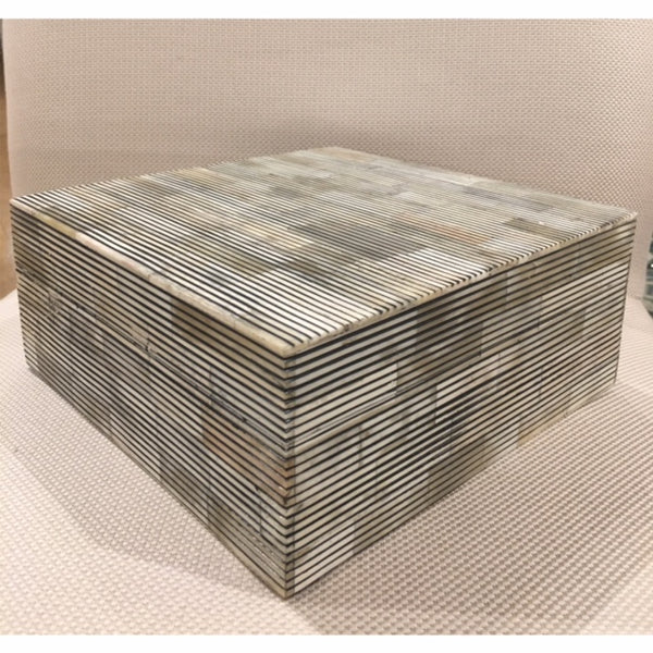 Grey Lined Box Square