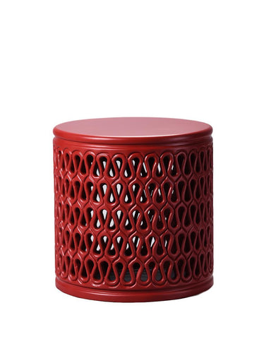 Jali Wooden Table - Zigzag design