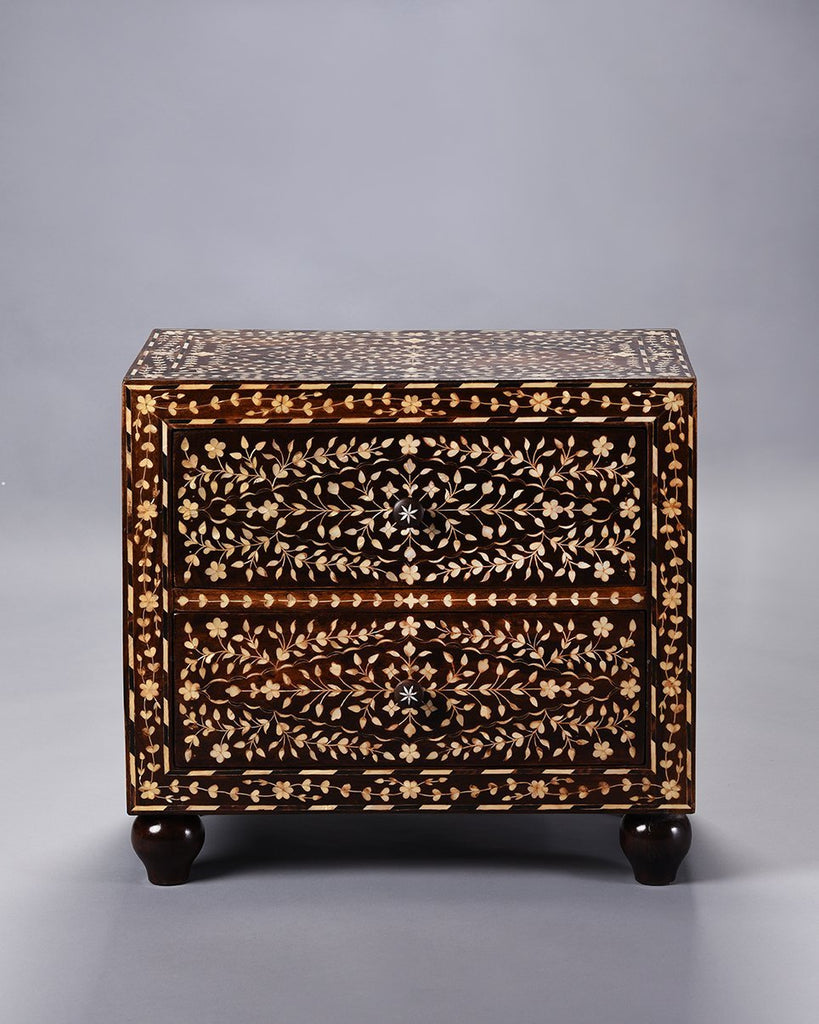 Mother of Pearl Inlaid Nightstand