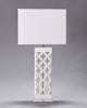 Wooden Jali Lamp - Square