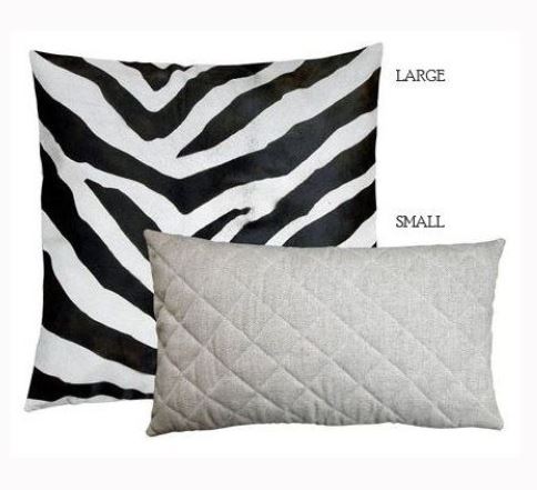 Zebra Pillow -Large