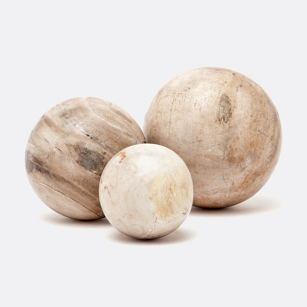 Bram Petrified Wood Objects - Set of 3