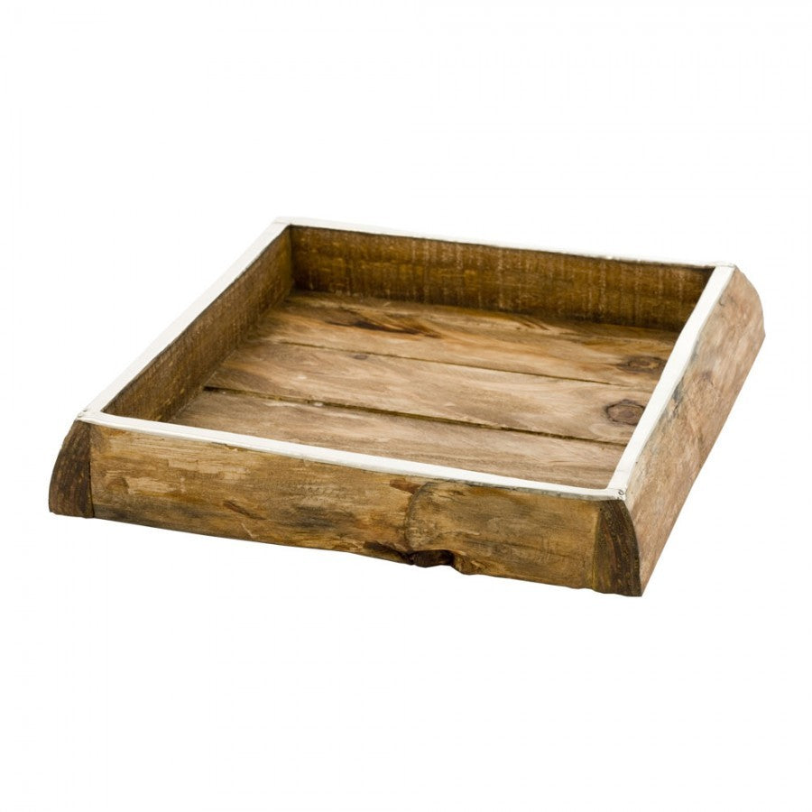 Chalten Pine and Alpaca Tray - Square